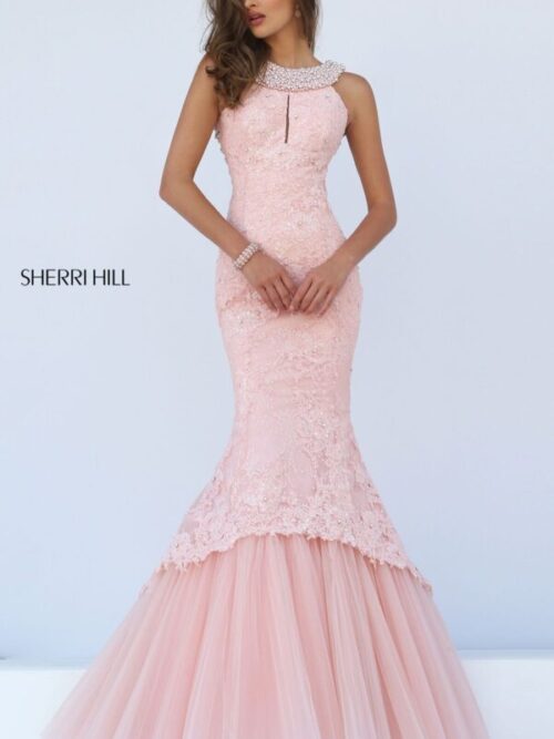 50112 - Sherri Hill - Abito Cerimonia Rosso