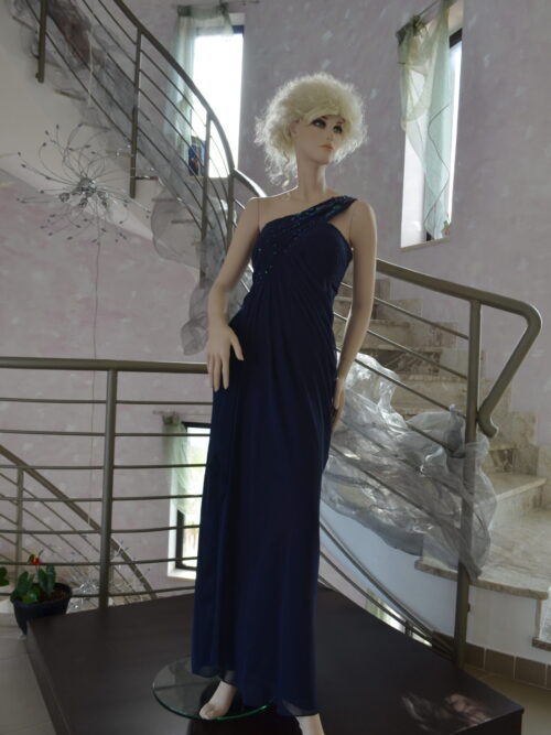 BG0052 - Abito Lungo Musani Colore Blu Taglia 46