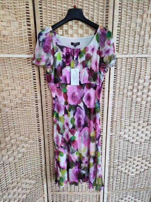 BG0099 - Abito Corto Peg Moda Colore Fantasia Taglia 46