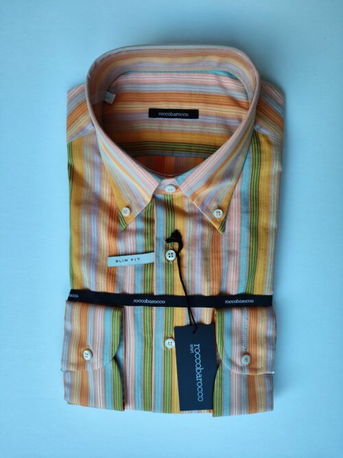 BG0188 - Camicia Uomo Roccobarocco Colore Fantasia