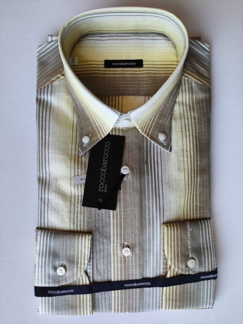 BG0191 - Camicia Uomo Roccobarocco Colore Fantasia