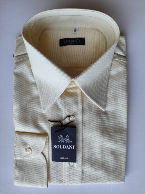 BG0200 - Camicia Uomo Sodani Colore Panna Semitrasparente Taglia 45