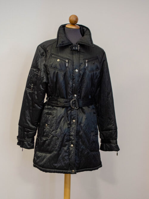 BG0223 - Cappotto Donna Lungo 110 & Love Colore Nero Taglia 50