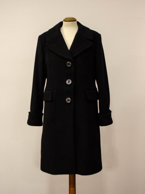 BG0264 - Cappotto Donna Lungo Opera Prima Colore Nero
