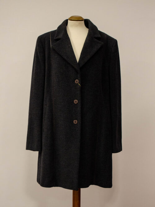 BG0274 - Cappotto Donna Lungo Laren Colore Grigio Taglia 54