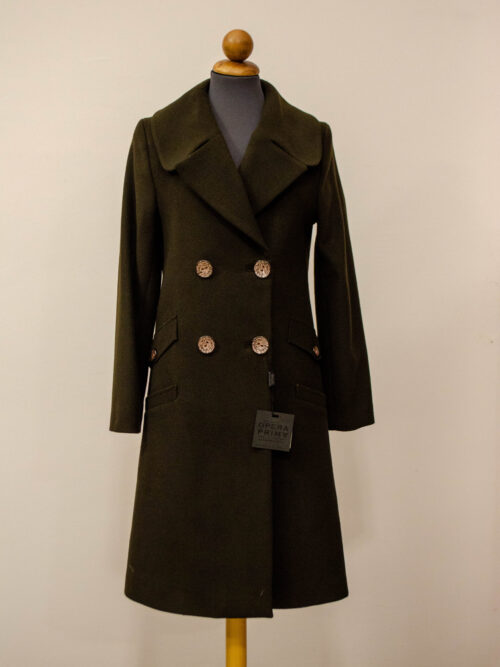 BG0284 - Cappotto Donna Lungo Opera Prima Colore Marrone Taglia 42