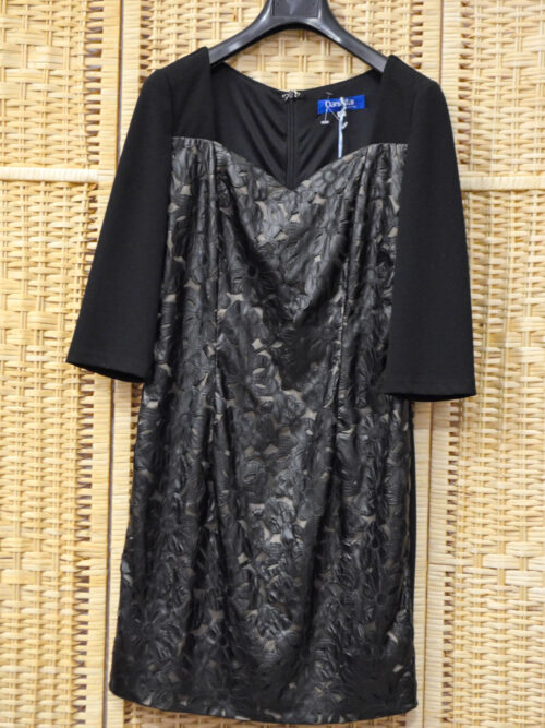 BG0317 - Abito Donna Corto Daniella Colore Nero Taglia 42