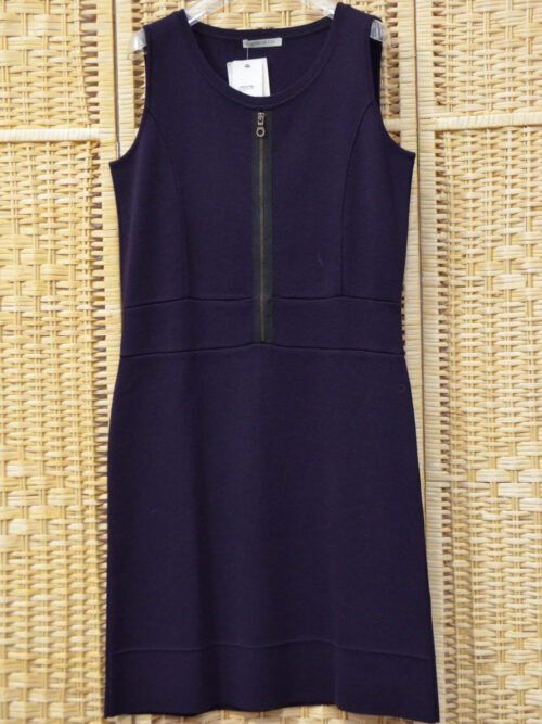 BG0321 - Abito Donna Corto Virato Colore Viola Taglia 48
